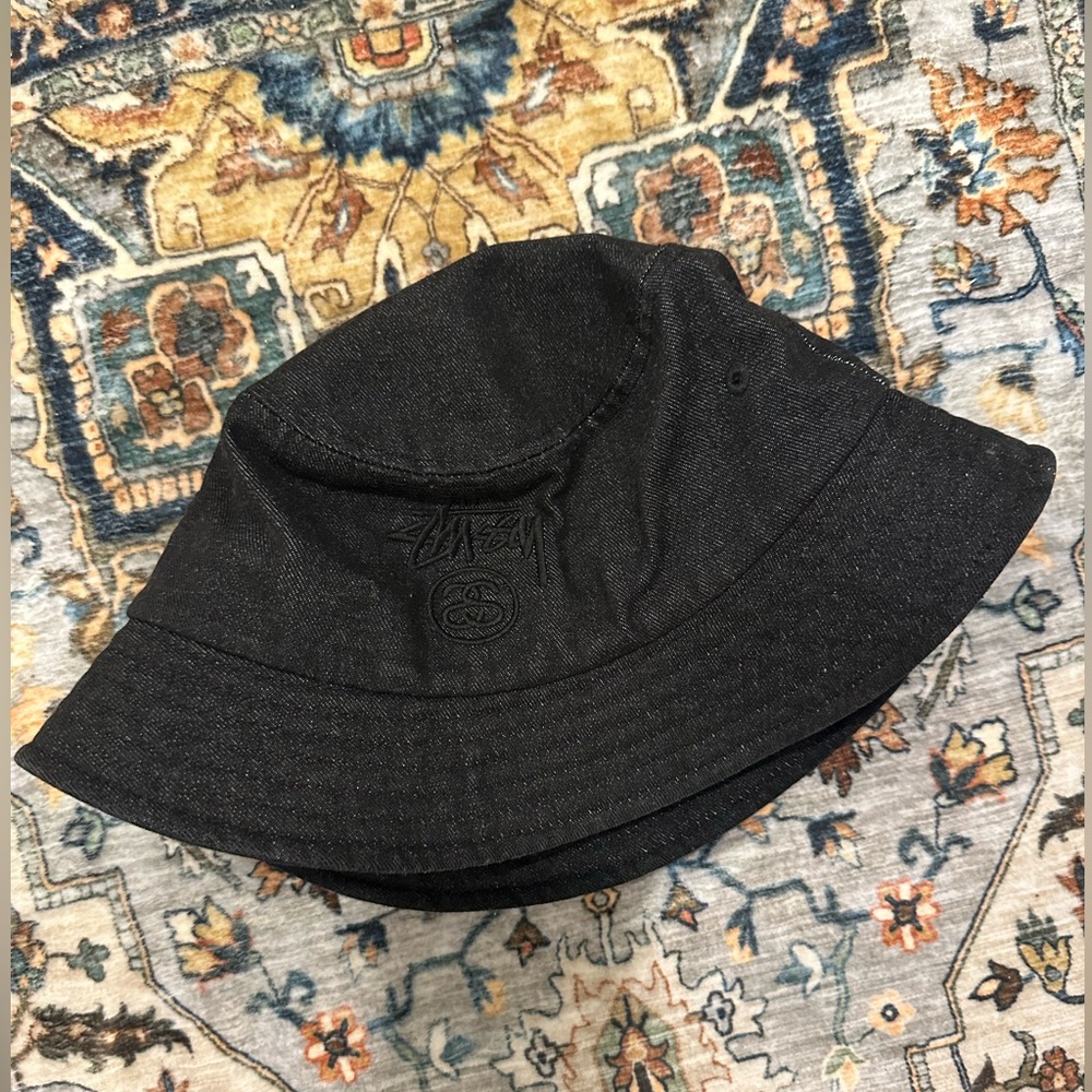 Stussy Charcoal Bucket Hat